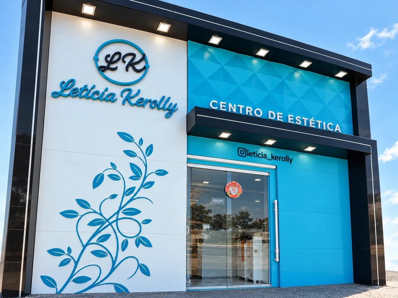 Fachada do Centro de Estética Letícia Kerolly
